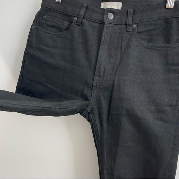 Everlane | Womens The Original Cheeky Jean Black Denim Straight Leg High Rise 27 - Picture 6 of 10